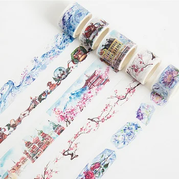 2.5-4cm*7m Christmas city Snow landscape Cute w33 Masking Decoration Scrapbooking Stikcer Creative Washi Tape
2.5-4cm*7m Christmas city Snow landscape Cute w33 Masking Decoration Scrapbooking Stikcer Creative Washi Tape