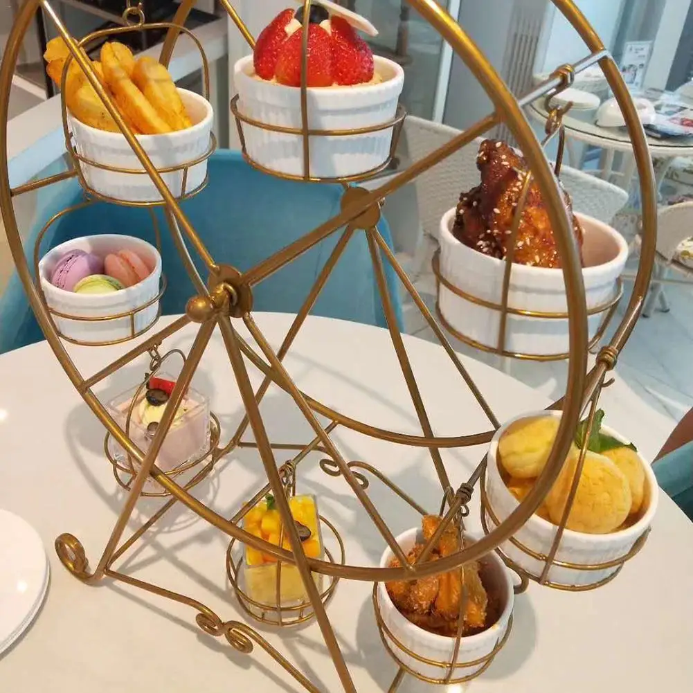 New 8 Cups Cake Stand Metal Ferris Wheel Display Stand Cup Holder Party Decor Cupcake Stand Wedding For Valentine's Day Gift
New 8 Cups Cake Stand Metal Ferris Wheel Display Stand Cup Holder Party Decor Cupcake Stand Wedding For Valentine's Day Gift