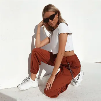 Stretchy High Waist Cargo Pants Women Casual Joggers Black High Waist Loose Sweatpants
Stretchy High Waist Cargo Pants Women Casual Joggers Black High Waist Loose Sweatpants