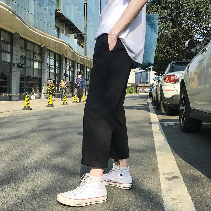 Men's Trousers 2019 New Seasons Apply Wild Men And Women Youth Loose Nine Pants Wide Leg Pants Straight Casual Men's Clothing
Men's Trousers 2019 New Seasons Apply Wild Men And Women Youth Loose Nine Pants Wide Leg Pants Straight Casual Men's Clothing