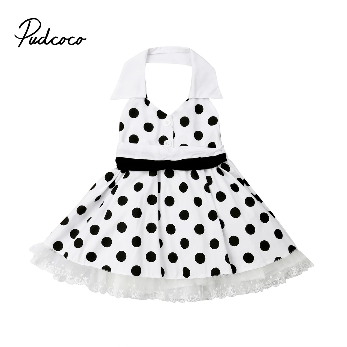 2019 Toddler Baby Girls Halter Dot Bowknot Dresses Princess Party Gown Tutu Formal Dresses Sundress
2019 Toddler Baby Girls Halter Dot Bowknot Dresses Princess Party Gown Tutu Formal Dresses Sundress