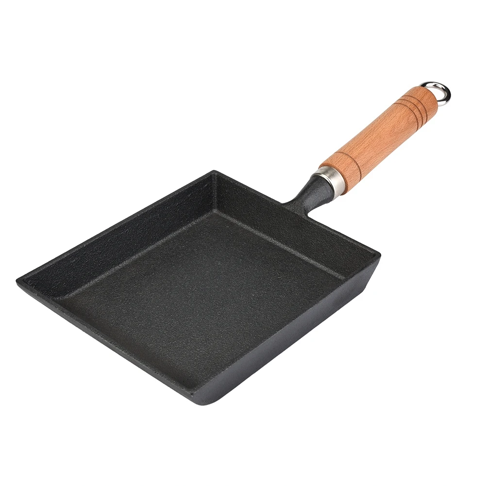 Non-coat Non-stick Cast Iron Pan Japanese Tamagoyaki Omelette Pan Frying Pan Eggs Pancake Pot Cookware Kitchen Helper
Non-coat Non-stick Cast Iron Pan Japanese Tamagoyaki Omelette Pan Frying Pan Eggs Pancake Pot Cookware Kitchen Helper