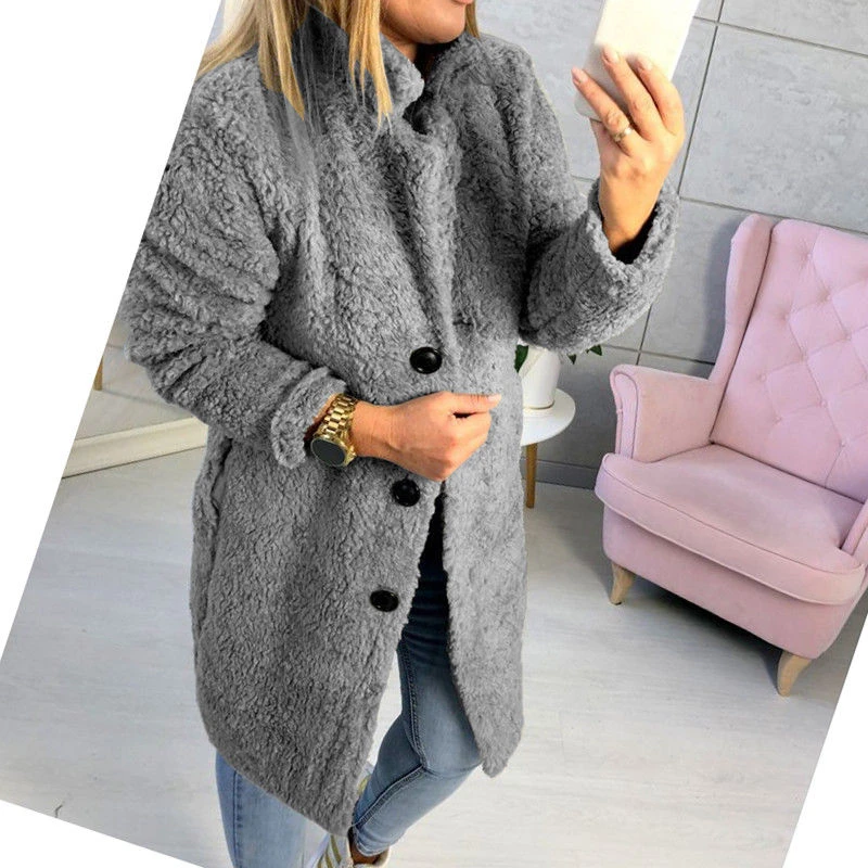 Women Fleece Jacket Outerwear Tops Winter Warm Hooded Fluffy Coat Clothes For Fashion Ladies
Women Fleece Jacket Outerwear Tops Winter Warm Hooded Fluffy Coat Clothes For Fashion Ladies