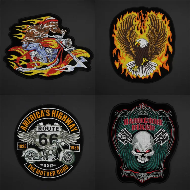 PGY Large Skull Morale Patches Embroidery Biker Appliques Motorcycle Iron On Patches For Clothes Jeans Vest Jacket Back Patches
PGY Large Skull Morale Patches Embroidery Biker Appliques Motorcycle Iron On Patches For Clothes Jeans Vest Jacket Back Patches