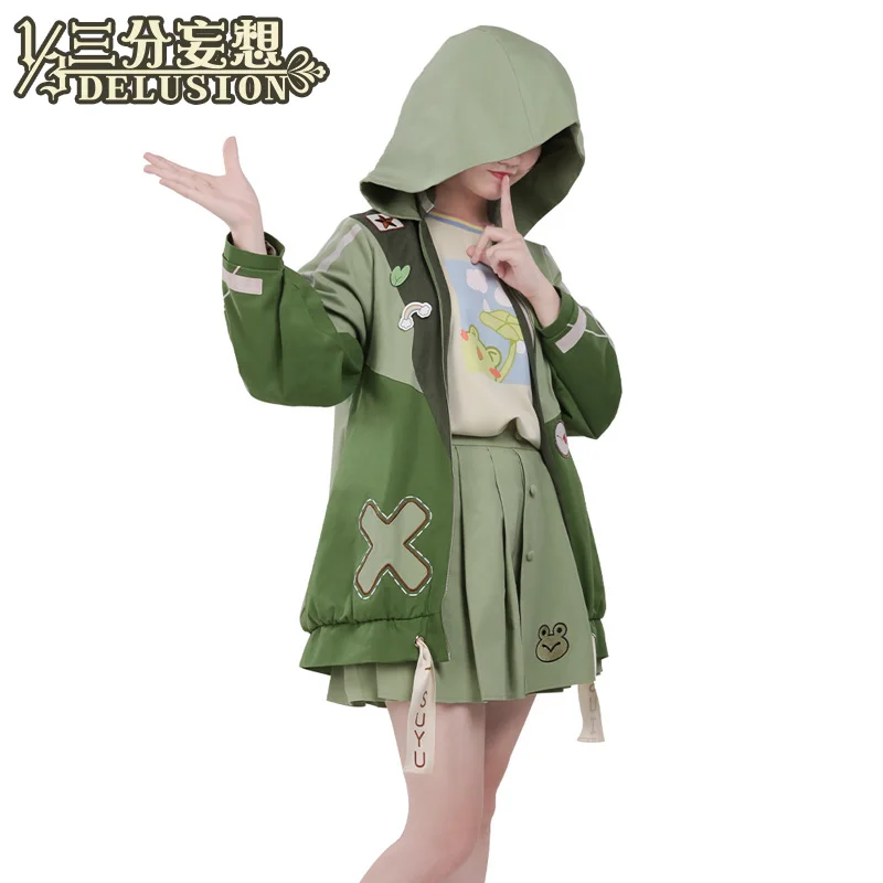 1/3 Delusion My Hero Academia cosplay Asui Tsuyu costume boku no hero academia anime cosplay jacket skirt for woman girl
1/3 Delusion My Hero Academia cosplay Asui Tsuyu costume boku no hero academia anime cosplay jacket skirt for woman girl