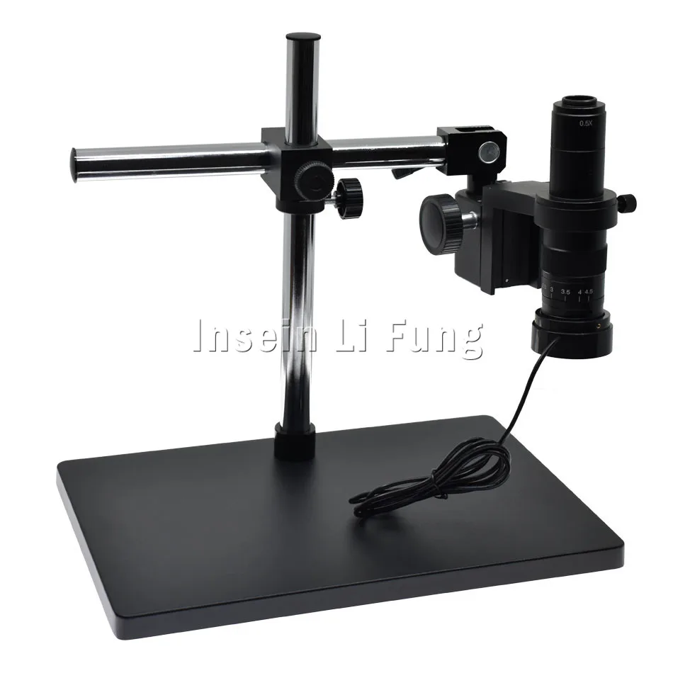 Large-size Industrial Video Monocular Microscope Camera Rotating Bracket+10X-180X Zoom C Mount Lens+Adjustable LED Light Source
Large-size Industrial Video Monocular Microscope Camera Rotating Bracket+10X-180X Zoom C Mount Lens+Adjustable LED Light Source