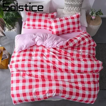 Solstice Home Textile Red Pink Plaid Duvet Cover Pillowcase Flat Bed Sheet Girl Kid Teen Woman Bedding Linens Set Queen Full Kit
Solstice Home Textile Red Pink Plaid Duvet Cover Pillowcase Flat Bed Sheet Girl Kid Teen Woman Bedding Linens Set Queen Full Kit