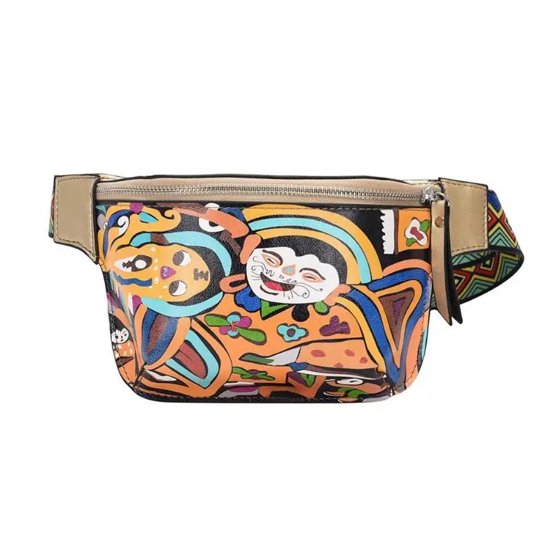 2019 New Ethnic Crossbody Fanny Belt Packs Shoulder Waist Bags Women Graffiti PU Leather Chest Handbags
2019 New Ethnic Crossbody Fanny Belt Packs Shoulder Waist Bags Women Graffiti PU Leather Chest Handbags
