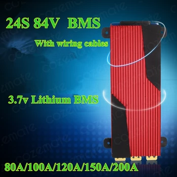 24S 84v Lithium Battery Protection Board 80A 100A 120A 150A 200A High Current Balance 24 Cell Li-ion Lipo BMS Ebike 24s 88v BMS
24S 84v Lithium Battery Protection Board 80A 100A 120A 150A 200A High Current Balance 24 Cell Li-ion Lipo BMS Ebike 24s 88v BMS