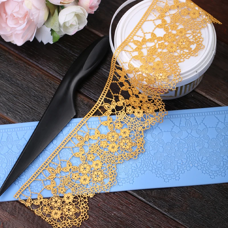 N719 Baking wedding crown sugar lace mat flower border mould wedding silicone cake mold
N719 Baking wedding crown sugar lace mat flower border mould wedding silicone cake mold