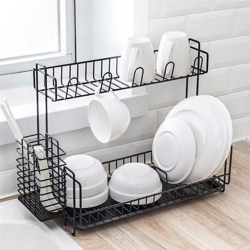 1PC Practical Multifunctional Portable Durable Useful Draining Rack Double Layer Tableware Shelf Storage Rack for Kitchen
1PC Practical Multifunctional Portable Durable Useful Draining Rack Double Layer Tableware Shelf Storage Rack for Kitchen