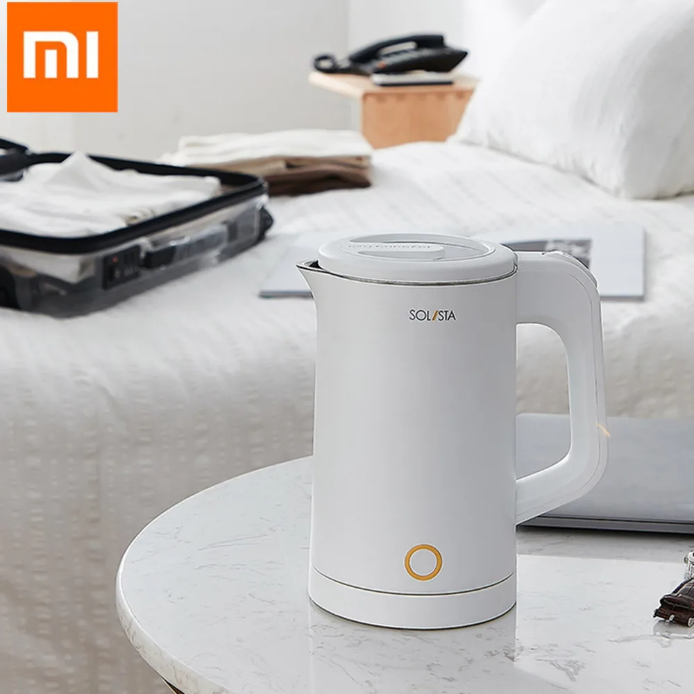 

Xiaomi S06 - W1 Electric Kettle Double Layer Anti-Scalding Wide Voltage 304 Stainless Steel Instant Heating From Xiaomi Youpin