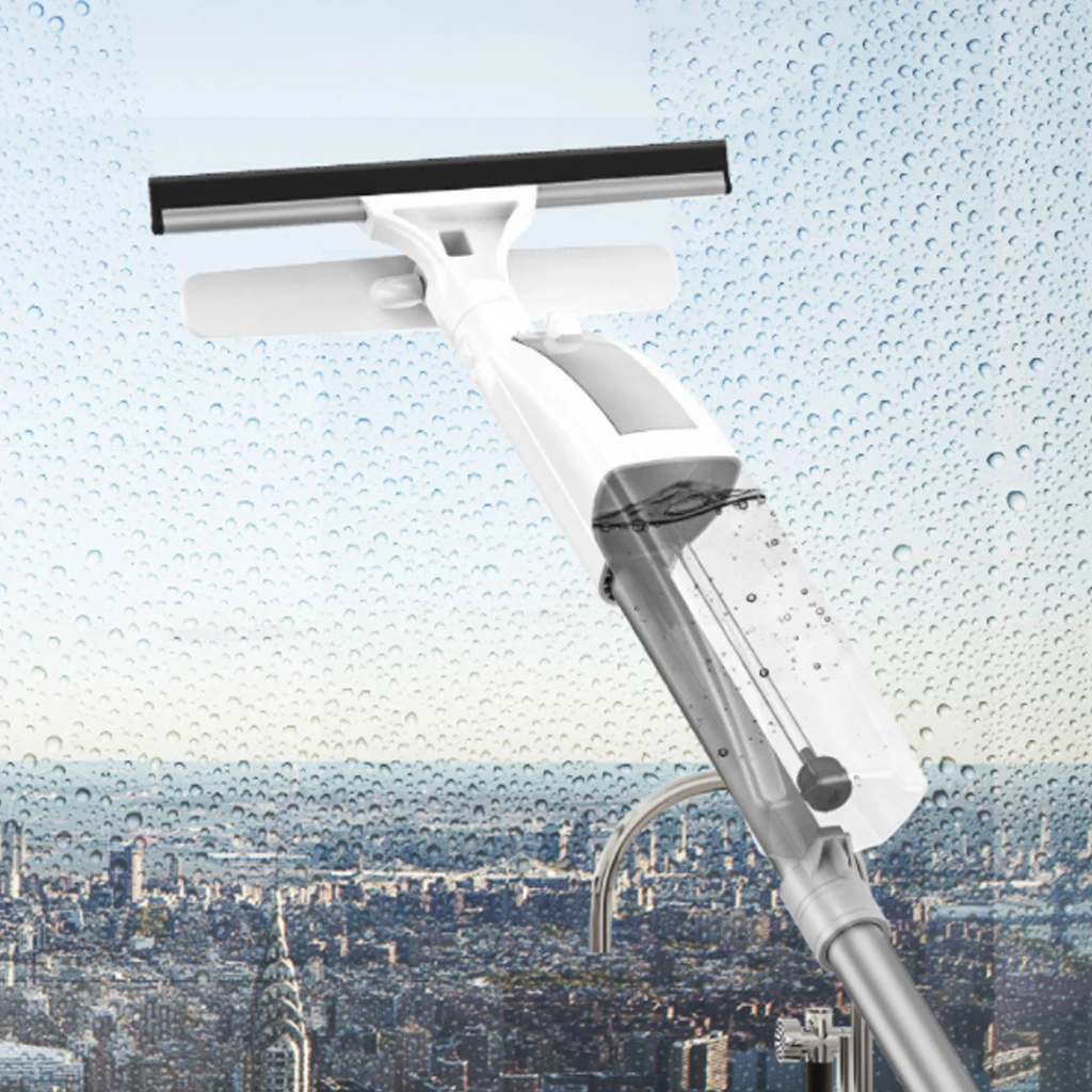 Window Cleaning Brush with Water Spray Long Handle Double Side Wipe Silicone Large Window Wiper Scraper Cleaning Brush Tool
Window Cleaning Brush with Water Spray Long Handle Double Side Wipe Silicone Large Window Wiper Scraper Cleaning Brush Tool