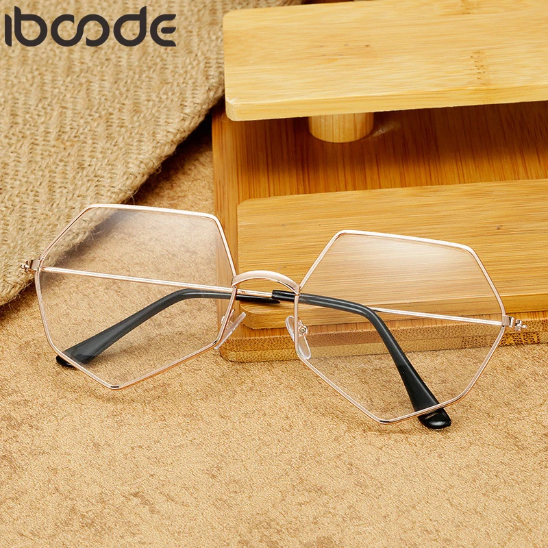 iboode Retro Polygon Metal Plain Glasses Frame Women Men Clear Lens Optical Spectacle Cool Myopia Glasses Frame For Female Male
iboode Retro Polygon Metal Plain Glasses Frame Women Men Clear Lens Optical Spectacle Cool Myopia Glasses Frame For Female Male