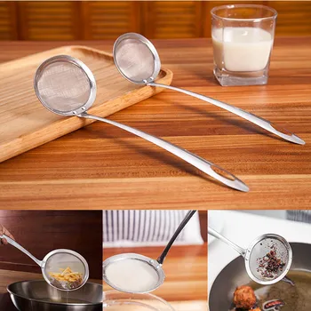 1PC Portable Round Network Colander Spoon Multifunction Kitchen Tools Oil Filter Stainless Steel Grid Scoop
1PC Portable Round Network Colander Spoon Multifunction Kitchen Tools Oil Filter Stainless Steel Grid Scoop