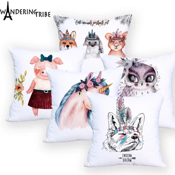 Unicorn Bird Cushion Cover White Decorativos for Office Custom Pillow Case Animal Throw Pillows for Car Seat Fashion
Unicorn Bird Cushion Cover White Decorativos for Office Custom Pillow Case Animal Throw Pillows for Car Seat Fashion