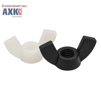 20Pcs M4 M5 M6 M8 DIN315 Hand Tighten Black And White Nylon Nut Wingnut Butterfly Nut Ingot Plastic Wing Nuts AXK17
20Pcs M4 M5 M6 M8 DIN315 Hand Tighten Black And White Nylon Nut Wingnut Butterfly Nut Ingot Plastic Wing Nuts AXK17