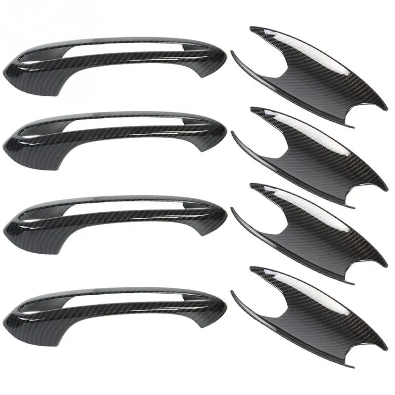8Pcs/set Car Styling Carbon Fiber Style Car Exterior Door Bowl Handle Cover Trim Frame for BMW 5 Series G30 2017-2018
8Pcs/set Car Styling Carbon Fiber Style Car Exterior Door Bowl Handle Cover Trim Frame for BMW 5 Series G30 2017-2018