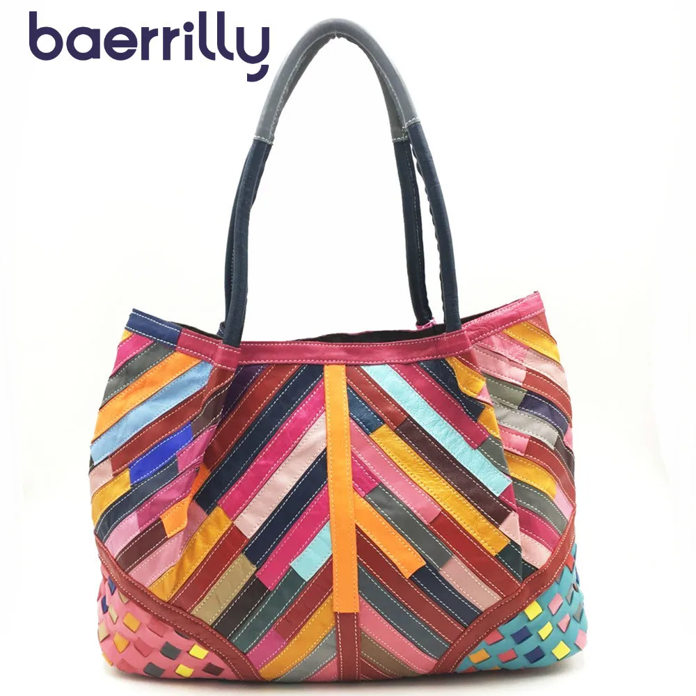 Genuine Leather Shoulder Bag Luxury Handbags Women Bags Designer Female Stripe Color Matching Tote Bag Women Handbags Bolsa
Genuine Leather Shoulder Bag Luxury Handbags Women Bags Designer Female Stripe Color Matching Tote Bag Women Handbags Bolsa