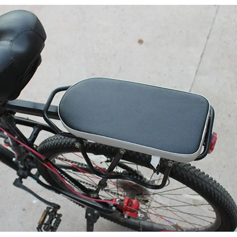 Кожаный дорожный велосипедное седло заднее сиденье Подушка Электрический