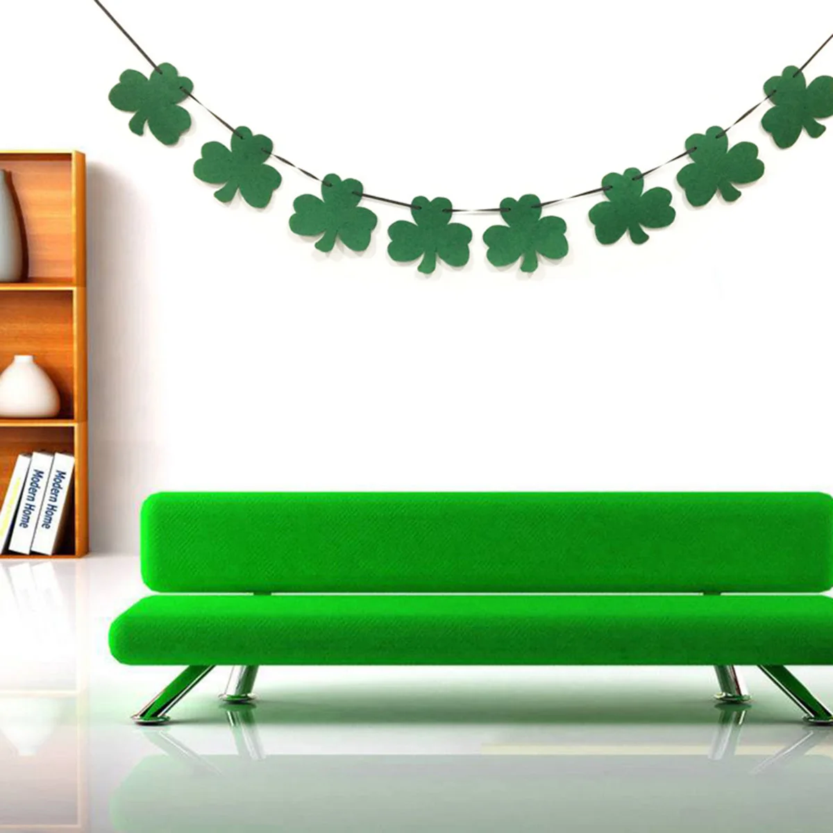 Felt Shamrock Clover Garland Banner St. Patrick 's Day Banner Decor Garland Flag Decorations Wall Hanging Decoration
Felt Shamrock Clover Garland Banner St. Patrick 's Day Banner Decor Garland Flag Decorations Wall Hanging Decoration