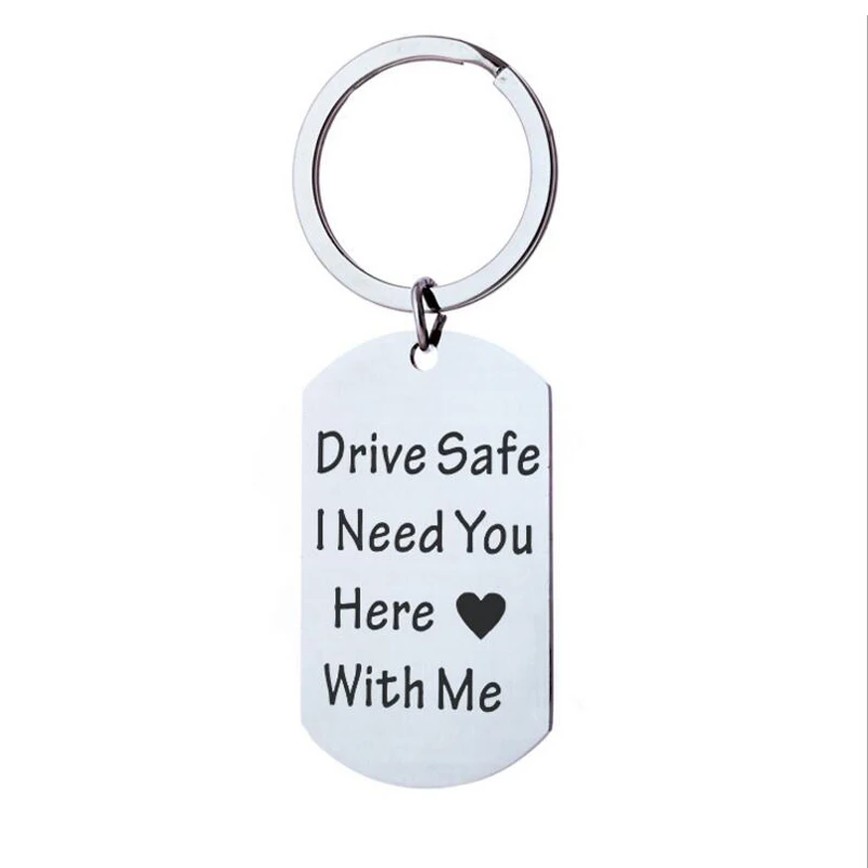 Drive Safe I need you with me here Dog Tag Keychain Drive Safe Keychain Anniversary Gift for New Driver Husband Boyfriend Gifts
Drive Safe I need you with me here Dog Tag Keychain Drive Safe Keychain Anniversary Gift for New Driver Husband Boyfriend Gifts