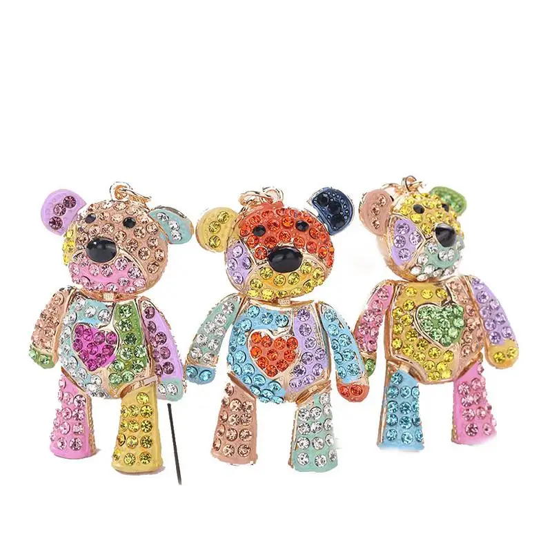 Little Bear Shaped Key Chain Rhinestone Embedded Little Bear Key Ring Bag Car Hanging Pendant Key Accessories Gift 1PC
Little Bear Shaped Key Chain Rhinestone Embedded Little Bear Key Ring Bag Car Hanging Pendant Key Accessories Gift 1PC