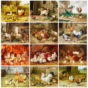 Huacan Diamond Painting Chicken Full Square Animal Diamond Embroidery Farm Picture Mosaic Rhinestone Home Decoration
Huacan Diamond Painting Chicken Full Square Animal Diamond Embroidery Farm Picture Mosaic Rhinestone Home Decoration