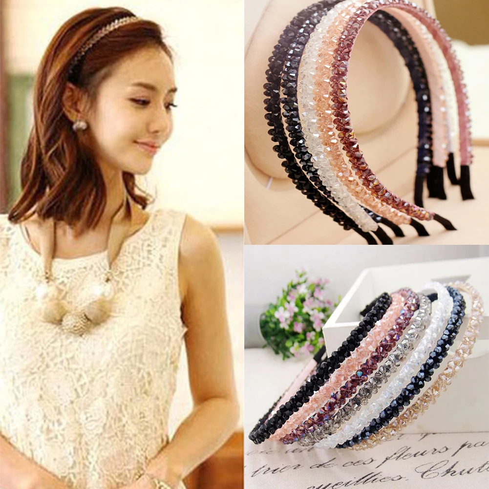 Crystal Beaded Hair Band Headwear Girl Women Handmade Hair Accessories Headwear Pearl Flower Headband 2019 Fashion
Crystal Beaded Hair Band Headwear Girl Women Handmade Hair Accessories Headwear Pearl Flower Headband 2019 Fashion