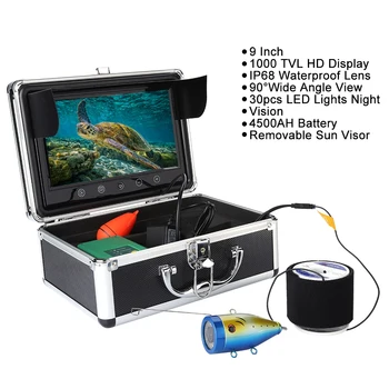 9-inch 1000 TVL LCD Monitor Underwater Fish Finder Sonar Fishing Camera 50M underwater camera for fishing infrared
9-inch 1000 TVL LCD Monitor Underwater Fish Finder Sonar Fishing Camera 50M underwater camera for fishing infrared