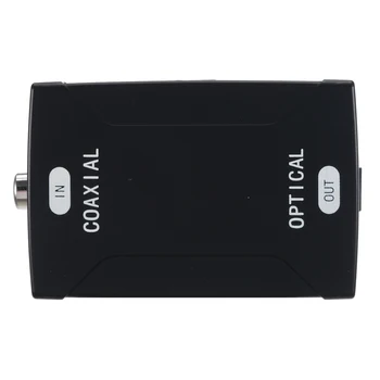 Coaxial RCA Audio Signal Input to Digital Optical Toslink SPDIF Output Audio Signal Converter Adapter to Transform Audio Format
Coaxial RCA Audio Signal Input to Digital Optical Toslink SPDIF Output Audio Signal Converter Adapter to Transform Audio Format