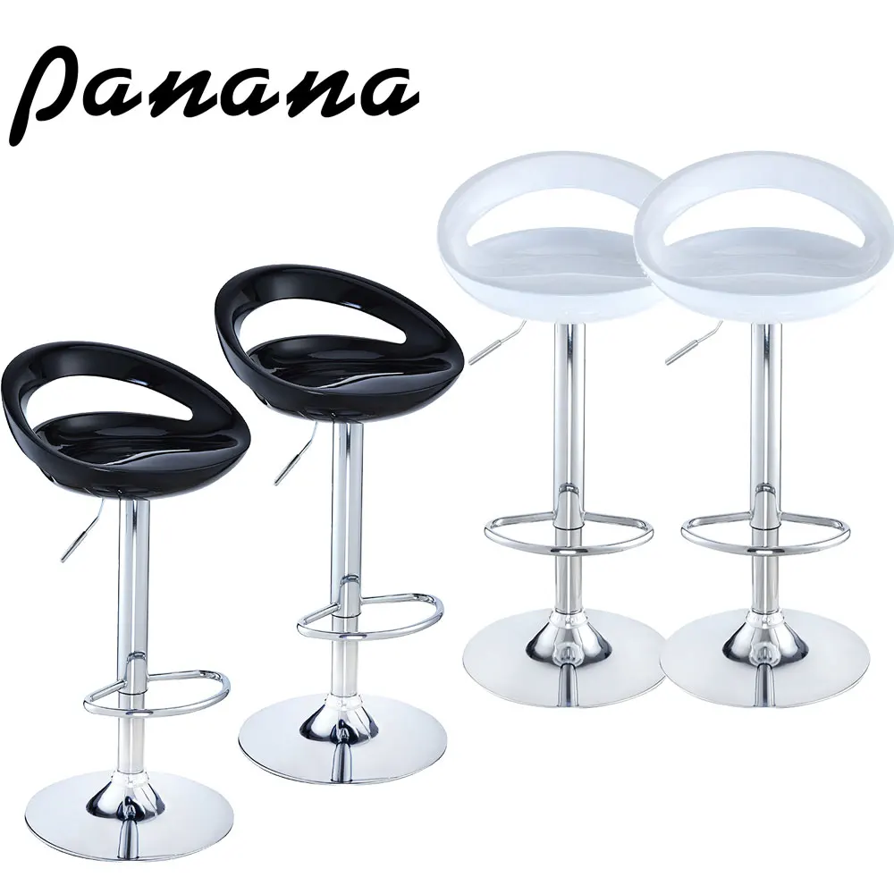 Panana 2pcs Bar Chair ABS plastic Height Adjustable 360 degree Swivel with Backrest Breafast Chairs White Black Fast shipping
Panana 2pcs Bar Chair ABS plastic Height Adjustable 360 degree Swivel with Backrest Breafast Chairs White Black Fast shipping