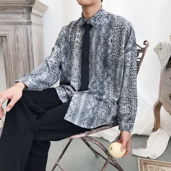 Spring New Dress Shirt Men Fashion Printing Business Casual Shirt Man Streetwear Trend Wild Hip Hop Loose Long-sleeved Shirt
Spring New Dress Shirt Men Fashion Printing Business Casual Shirt Man Streetwear Trend Wild Hip Hop Loose Long-sleeved Shirt