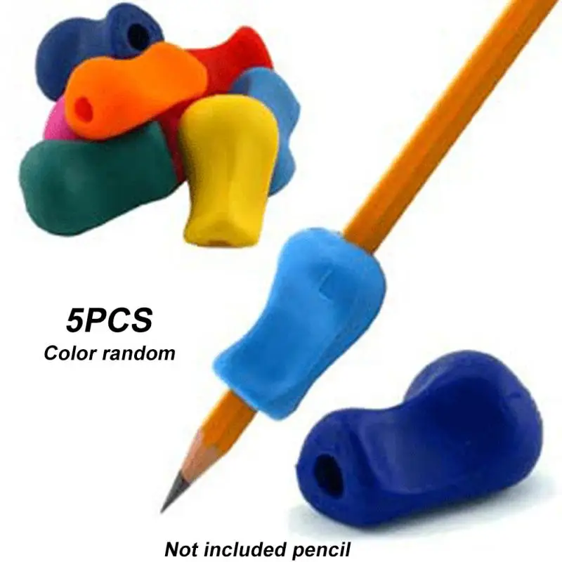 5Pcs/Set Writing Aid Grip Silicone Handwriting Kids Pencil Grip Soft Gifts Holder Posture Correction Tool Handwriting Tool #20
5Pcs/Set Writing Aid Grip Silicone Handwriting Kids Pencil Grip Soft Gifts Holder Posture Correction Tool Handwriting Tool #20