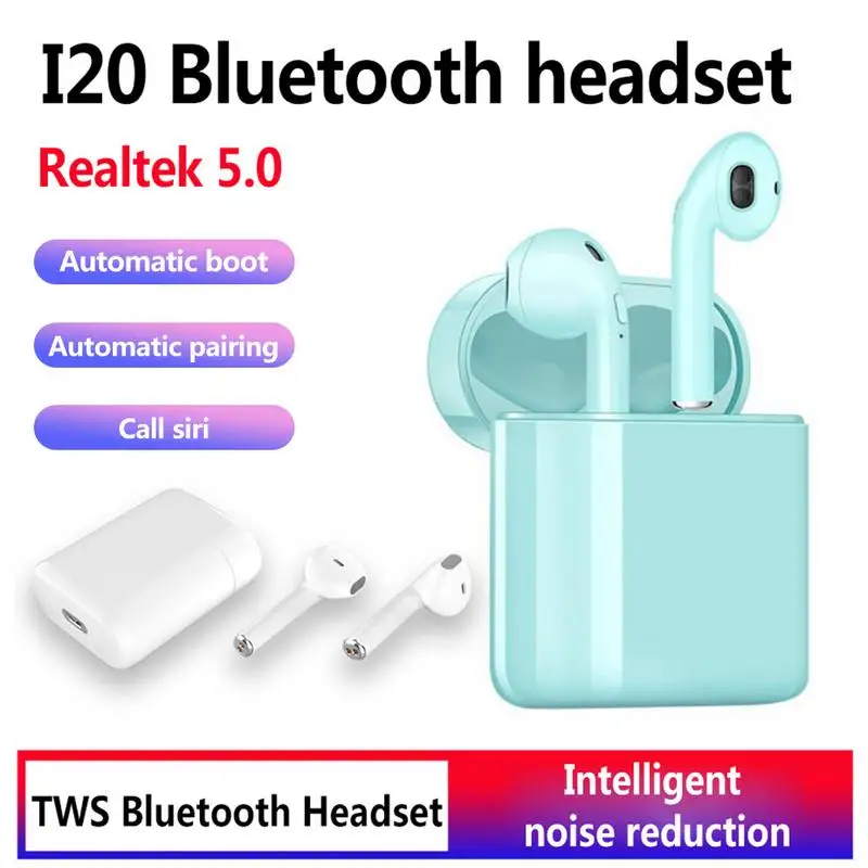 I20 TWS 5.0 Wireless Bluetooth Earphone Binaural Calls Support Siri Call In-ear Earphone With Charging Box Smart Noise Reduction
I20 TWS 5.0 Wireless Bluetooth Earphone Binaural Calls Support Siri Call In-ear Earphone With Charging Box Smart Noise Reduction