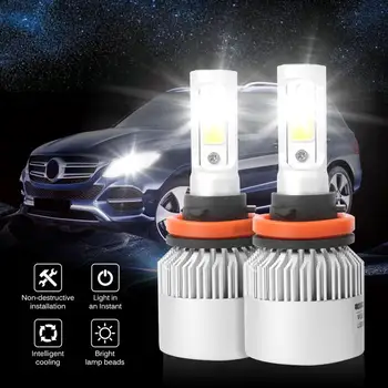 S2 Car Light COB LED Headlight Bulbs H1 H4 H7 H11 H13 Front light 9005 9006 36W 8000LM Car LED Lamp 6500K Fog Light
S2 Car Light COB LED Headlight Bulbs H1 H4 H7 H11 H13 Front light 9005 9006 36W 8000LM Car LED Lamp 6500K Fog Light