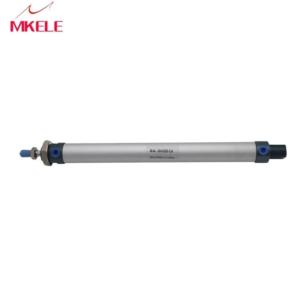 Free shipping Aluminum alloy Pneumatic cylinder MAL20-200-CA bore 200 stroke double acting Single Rod Air
Free shipping Aluminum alloy Pneumatic cylinder MAL20-200-CA bore 200 stroke double acting Single Rod Air