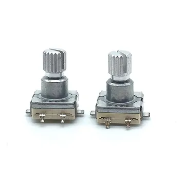 5pcs EC11 Rotary Encoder Switch With Push Button Switch 30 Position 5pin SMD Type Handle Length 12mm Plum Shaft
5pcs EC11 Rotary Encoder Switch With Push Button Switch 30 Position 5pin SMD Type Handle Length 12mm Plum Shaft