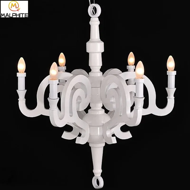 Modern Wooden Chandeliers Lighting White Retro Rome Chandeliers Bedroom Lamp Living Room Chandelier Luminaires Light Lamp
Modern Wooden Chandeliers Lighting White Retro Rome Chandeliers Bedroom Lamp Living Room Chandelier Luminaires Light Lamp