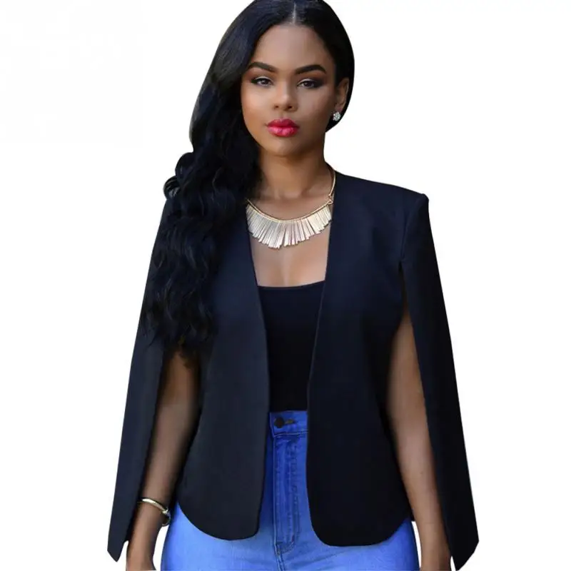 Spring Autumn Women Suit Elegant Short Cape Blazer Suit Jacket Sexy Black/White Jacket Fashion Blazer Cape Cloak Suit Coats #8
Spring Autumn Women Suit Elegant Short Cape Blazer Suit Jacket Sexy Black/White Jacket Fashion Blazer Cape Cloak Suit Coats #8