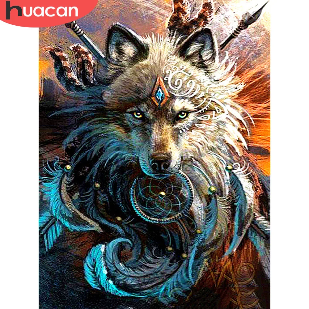 HUACAN Diamond Mosaic Full Layout Animals Pictures With Rhinestones Crystal Diamond Painting Wolf Cross Stitch Diamond Painting
HUACAN Diamond Mosaic Full Layout Animals Pictures With Rhinestones Crystal Diamond Painting Wolf Cross Stitch Diamond Painting