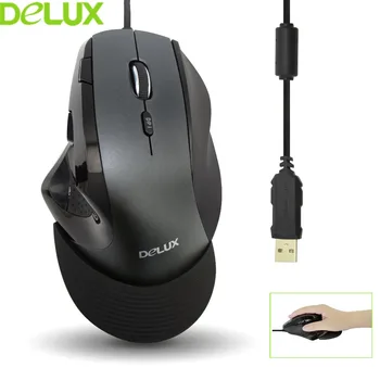Delux Wired Ergonomic Mouse Computer Gaming Mause 1000/1600/3200 DPI Mice with Removable Palm Rest for PC Laptop New Arrival
Delux Wired Ergonomic Mouse Computer Gaming Mause 1000/1600/3200 DPI Mice with Removable Palm Rest for PC Laptop New Arrival