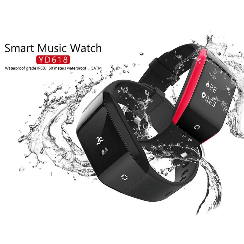 YD618 Smart Bracelet Heart Rate Waterproof Sleep Monitoring Call Reminder Weather Sports Storage Function Music Play
YD618 Smart Bracelet Heart Rate Waterproof Sleep Monitoring Call Reminder Weather Sports Storage Function Music Play