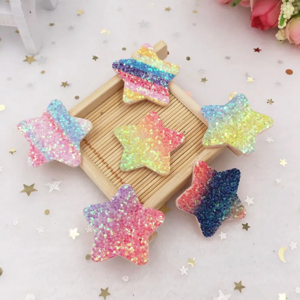 16pcs 35mm Rainbow Glitter Paillett Felt Fabric Star Patches Appliques Wedding DIY A52
16pcs 35mm Rainbow Glitter Paillett Felt Fabric Star Patches Appliques Wedding DIY A52