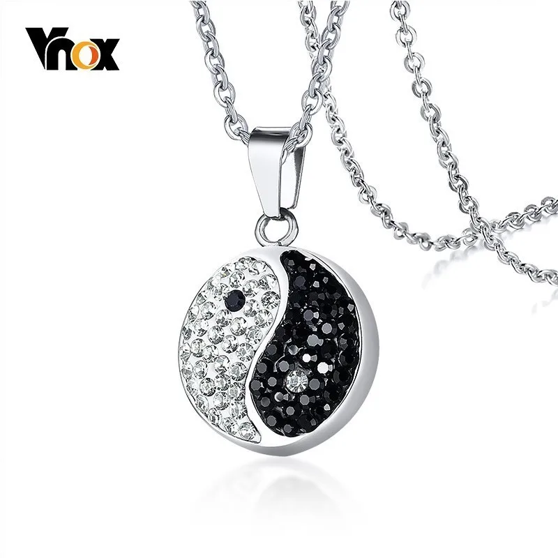 Vnox Bling CZ Stone Yinyang Pendant for Men Women Necklaces Retro Round Taiji-Bagua Charm Accessories
Vnox Bling CZ Stone Yinyang Pendant for Men Women Necklaces Retro Round Taiji-Bagua Charm Accessories