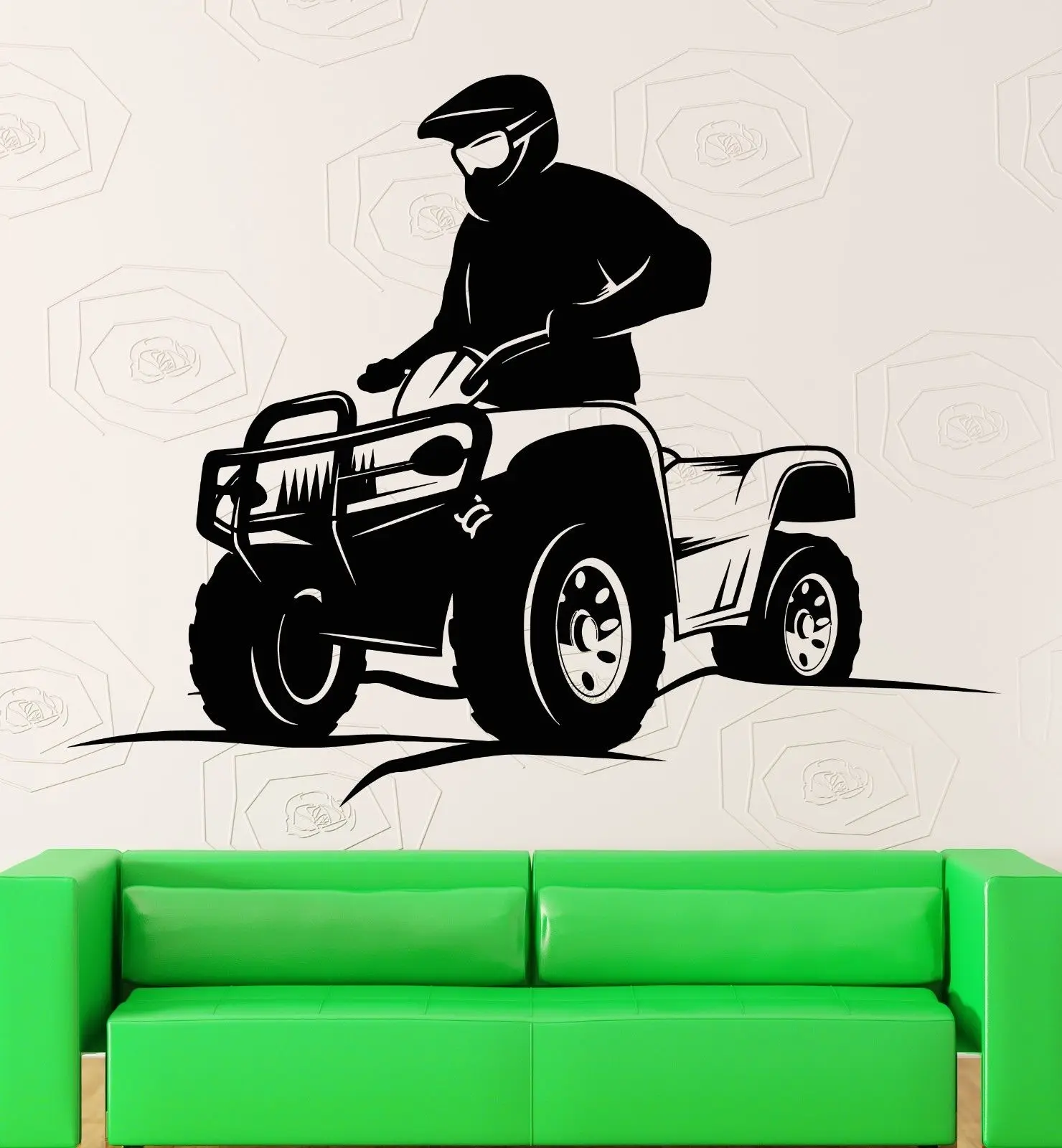 ATV Quad Bike Extreme Sport wall Vinyl Stickers