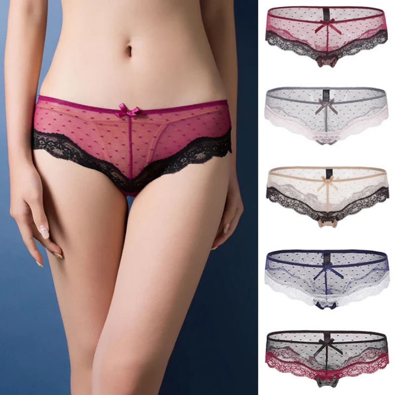 Popular Sleepwear Knickers Lace Breathable Lady Hollow Comfortable Low-Rise Panties Underwear Soft Ultra Thin Briefs 1PC
Popular Sleepwear Knickers Lace Breathable Lady Hollow Comfortable Low-Rise Panties Underwear Soft Ultra Thin Briefs 1PC