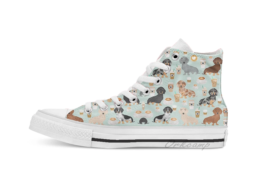 Dachshund Coffee Latte Dachsie Doxie Dog Breed For Weener Dog Lover High Top Canvas Custom Shoes Flat Casual Shoes Drop Shipping
Dachshund Coffee Latte Dachsie Doxie Dog Breed For Weener Dog Lover High Top Canvas Custom Shoes Flat Casual Shoes Drop Shipping