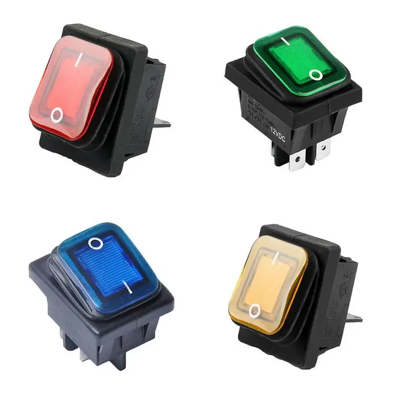 1pc DIY Locking Button On-Off 4Pin Car Rocker Switch With Light Modified Switch IP65 Grade Waterproof 12V Motorcycle Boat
1pc DIY Locking Button On-Off 4Pin Car Rocker Switch With Light Modified Switch IP65 Grade Waterproof 12V Motorcycle Boat