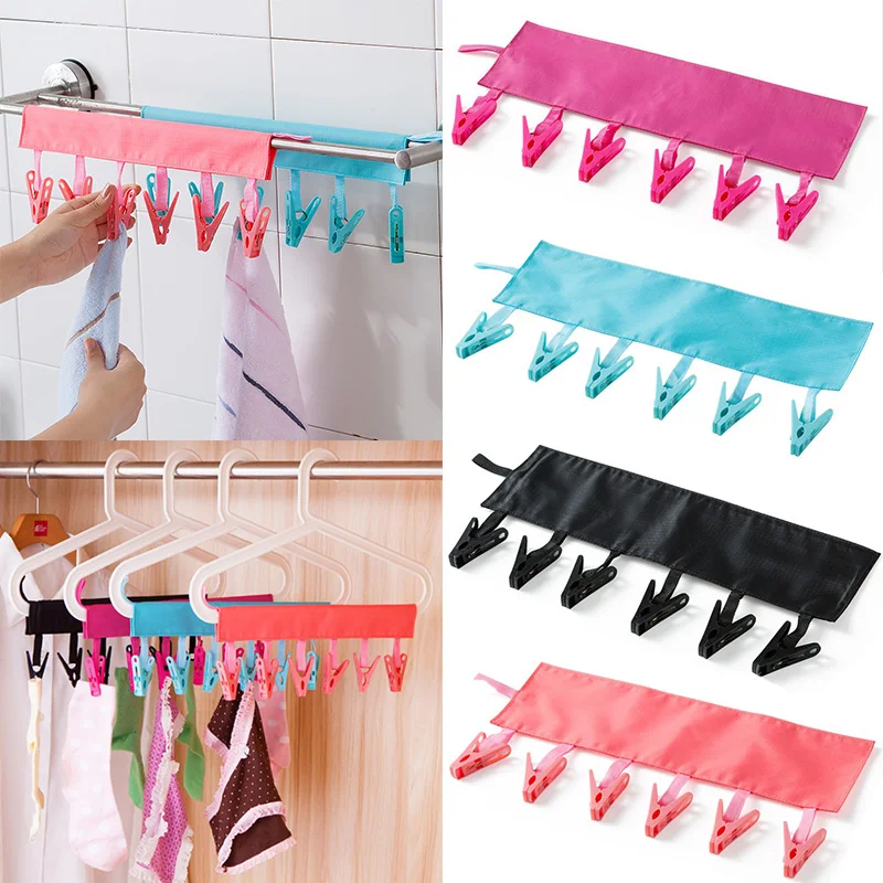 Hot Bathroom Socks Drying Rack Portable Cloth 6 Clip 1PC Hanger Clip Foldable Clothespin 4 Colors Multifunctional Travel Towel
Hot Bathroom Socks Drying Rack Portable Cloth 6 Clip 1PC Hanger Clip Foldable Clothespin 4 Colors Multifunctional Travel Towel